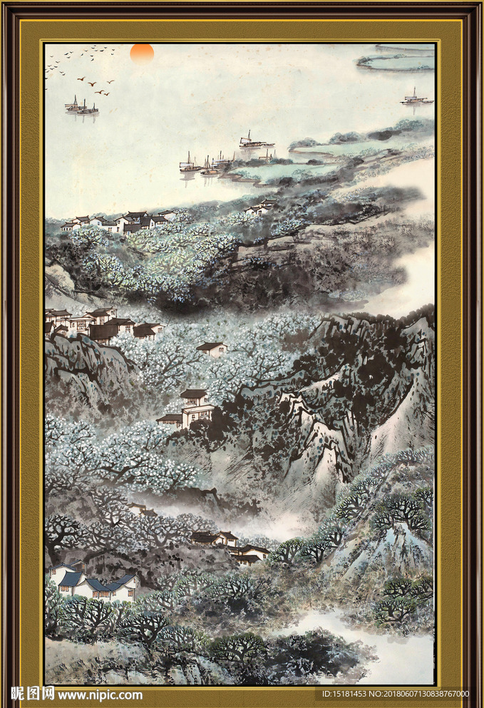 国画风景
