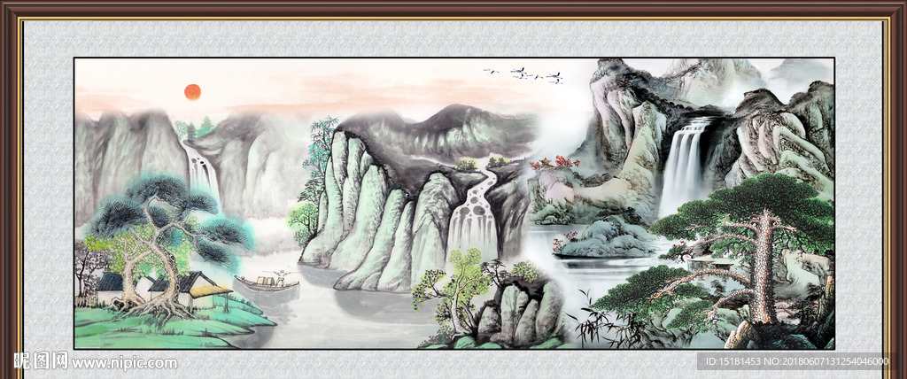 山水国画