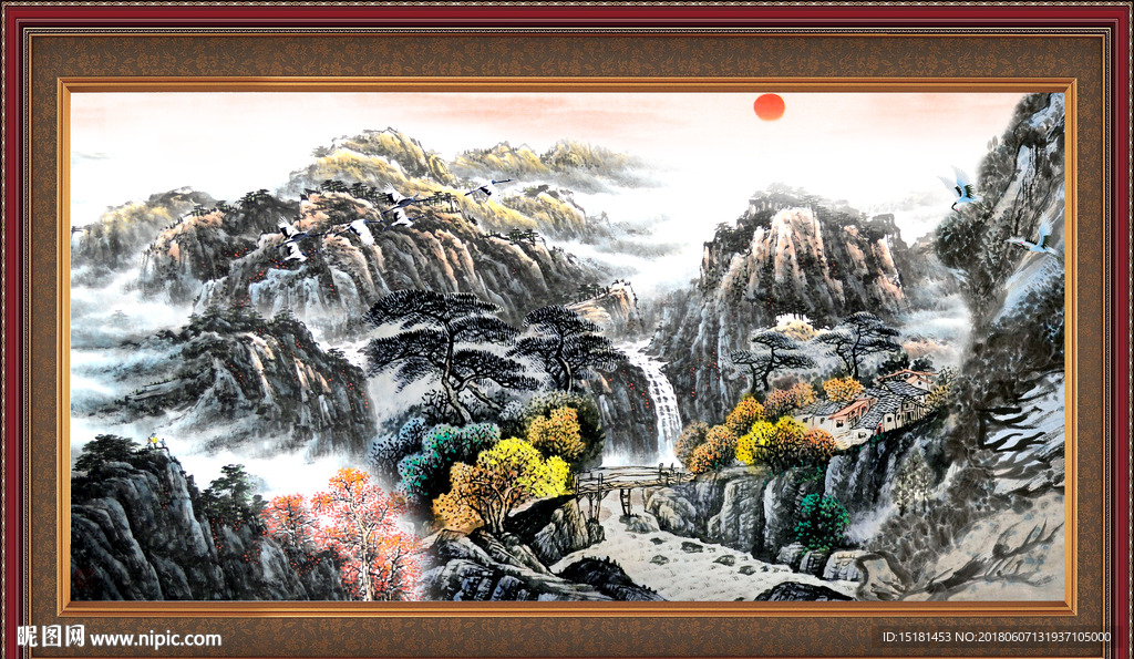 山水国画