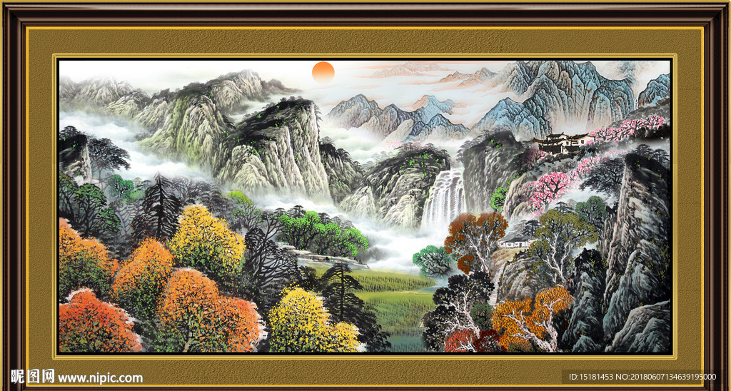 山水国画