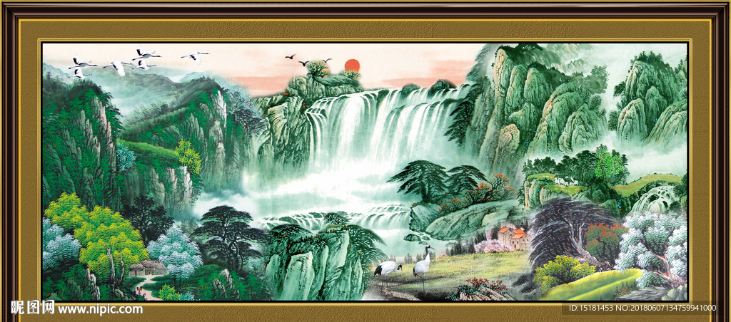 山水国画