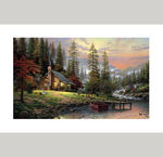 油画风景 油画山水 乡村油画
