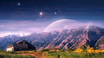山与星空