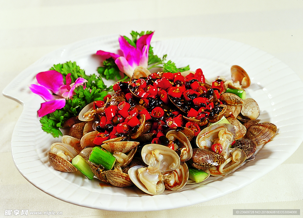 香辣炒花甲