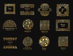 金色图案卡片