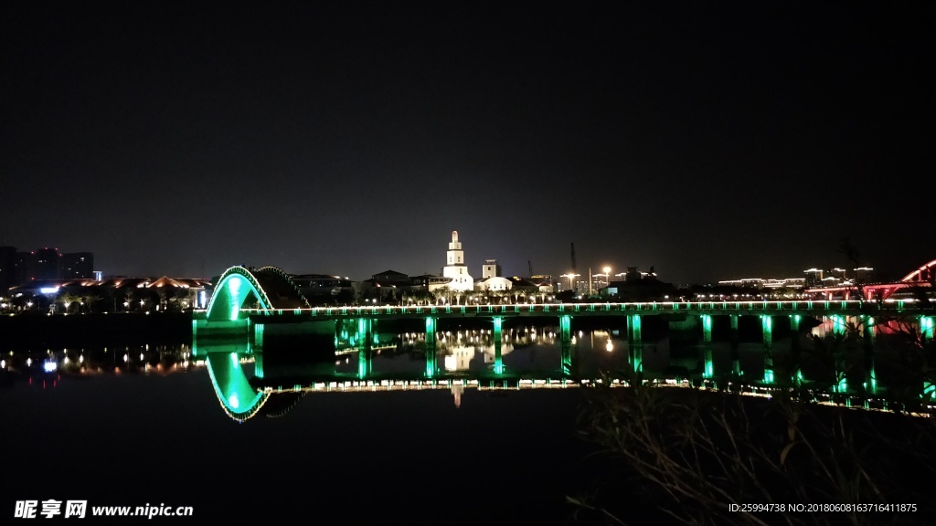 五缘湾湿地公园  夜景