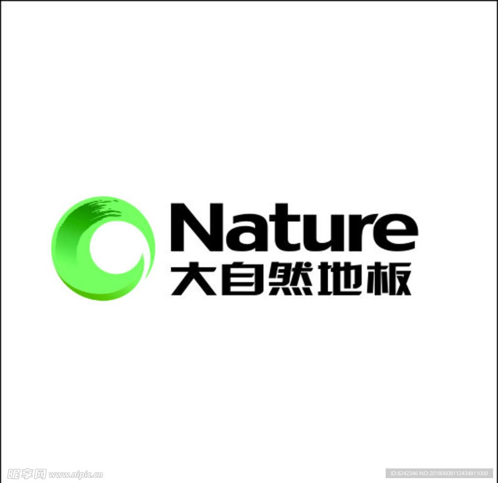 大自然地板标志 logo