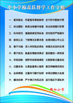 学校制度牌