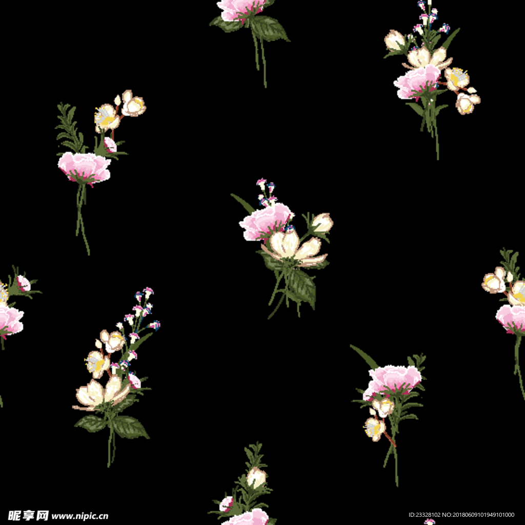 无缝印花图案