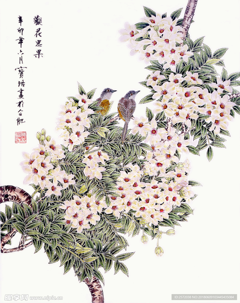 覌花思果