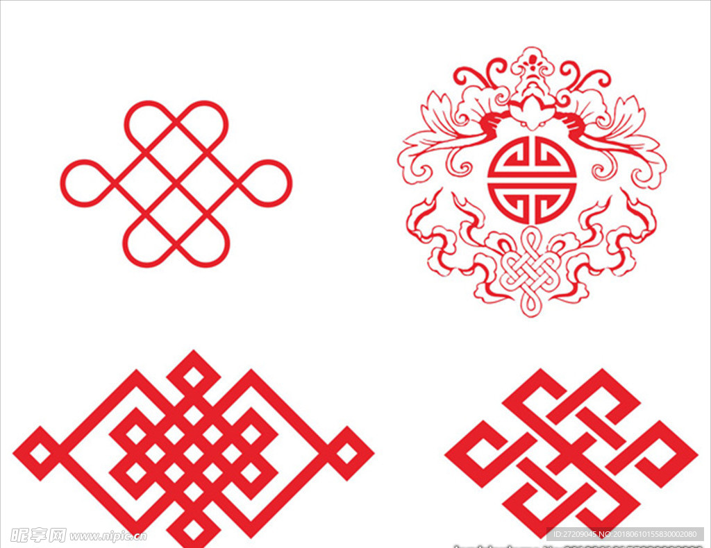 中国结图案中国节