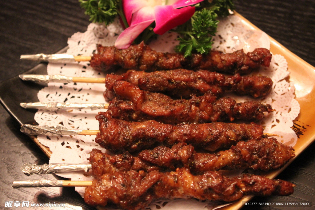 烤牛肉串