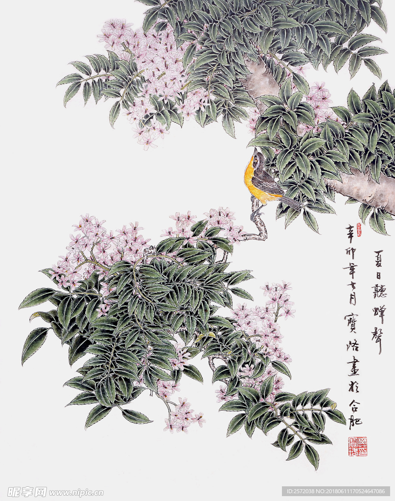 夏日听蝉声