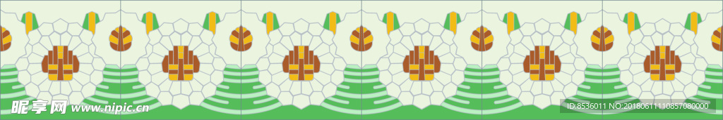 彩绘横纹