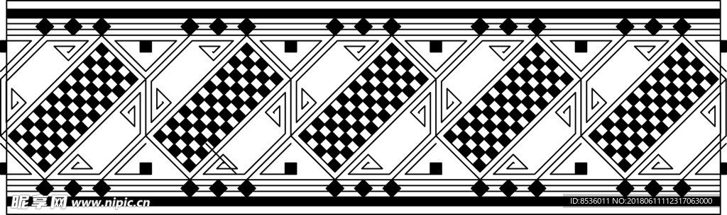 黑白横纹