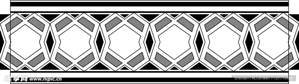 黑白横纹