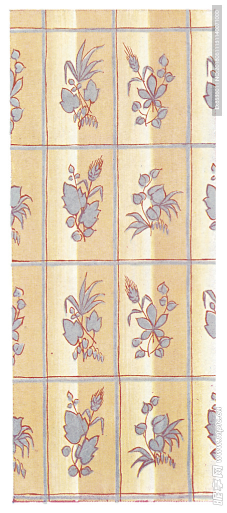 彩绘竖纹