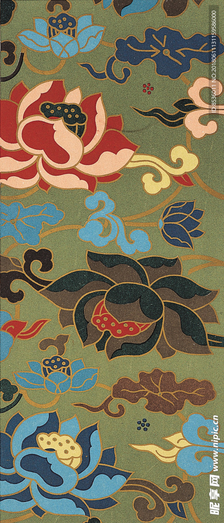彩绘竖纹