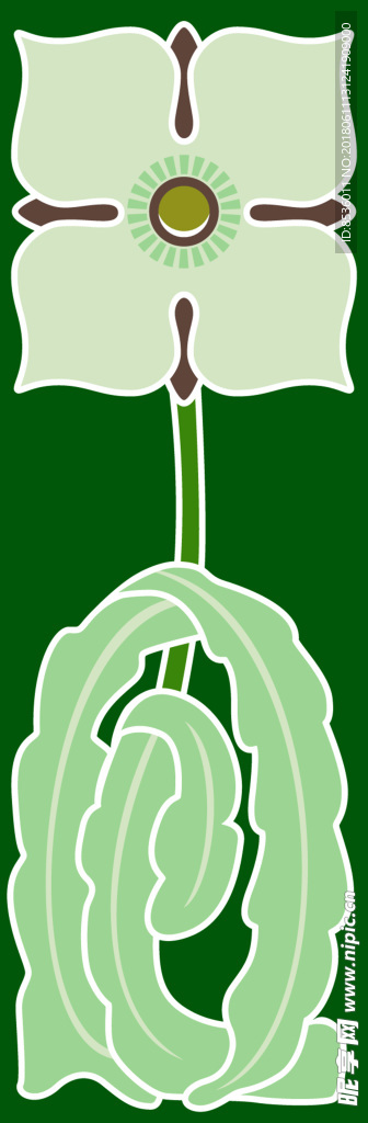 彩绘竖纹