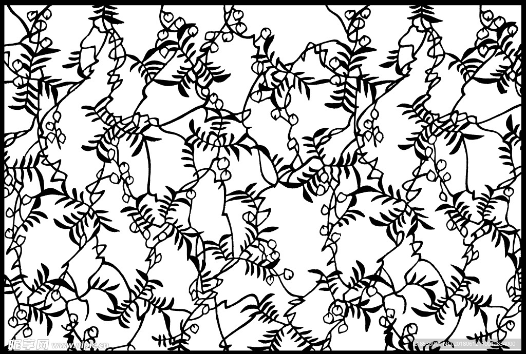 底纹花纹