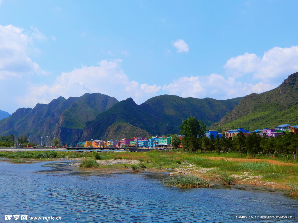 七彩小镇风景