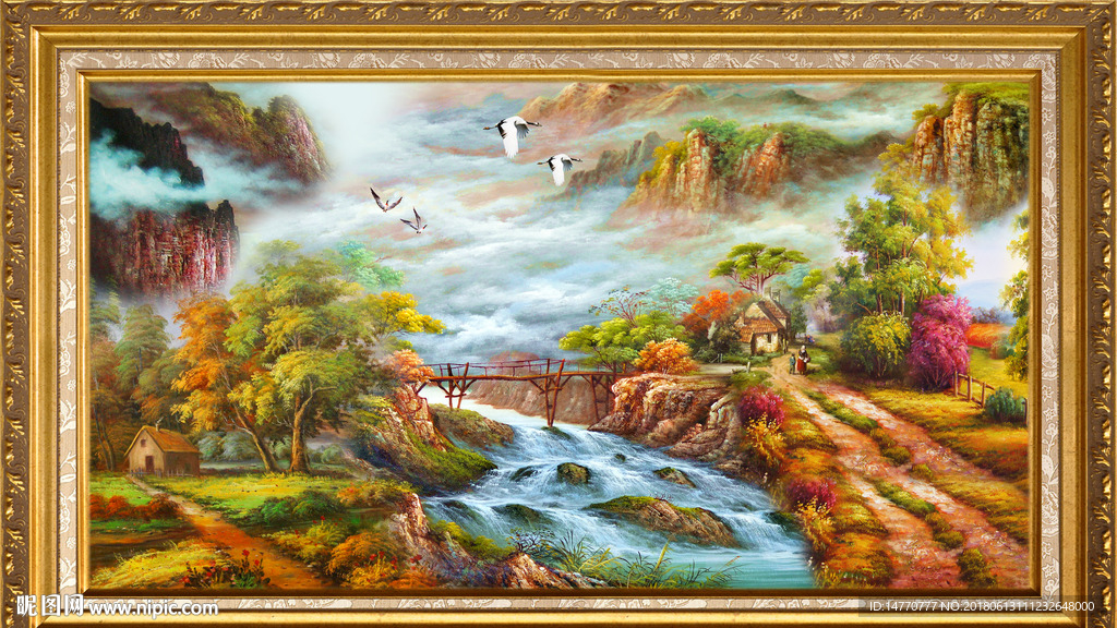 风景油画