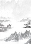 中国风山水背景