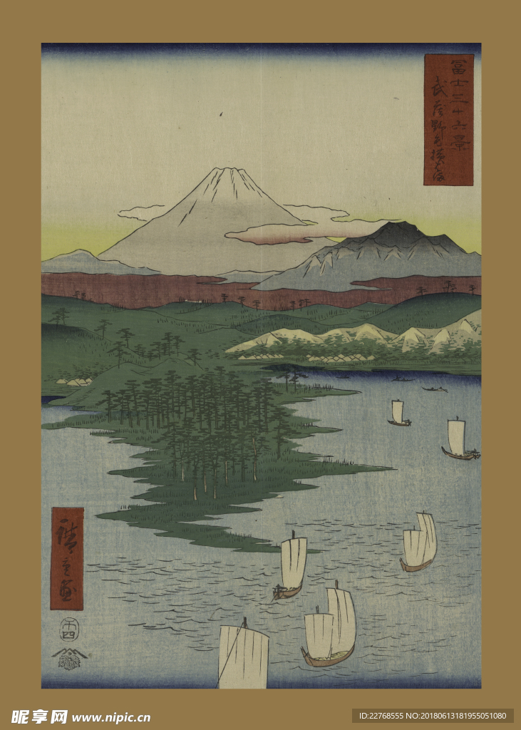 浮世绘 浮世绘油画 浮世绘绘画
