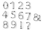 霓虹灯数字