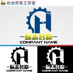 机械logo