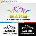 爱logo