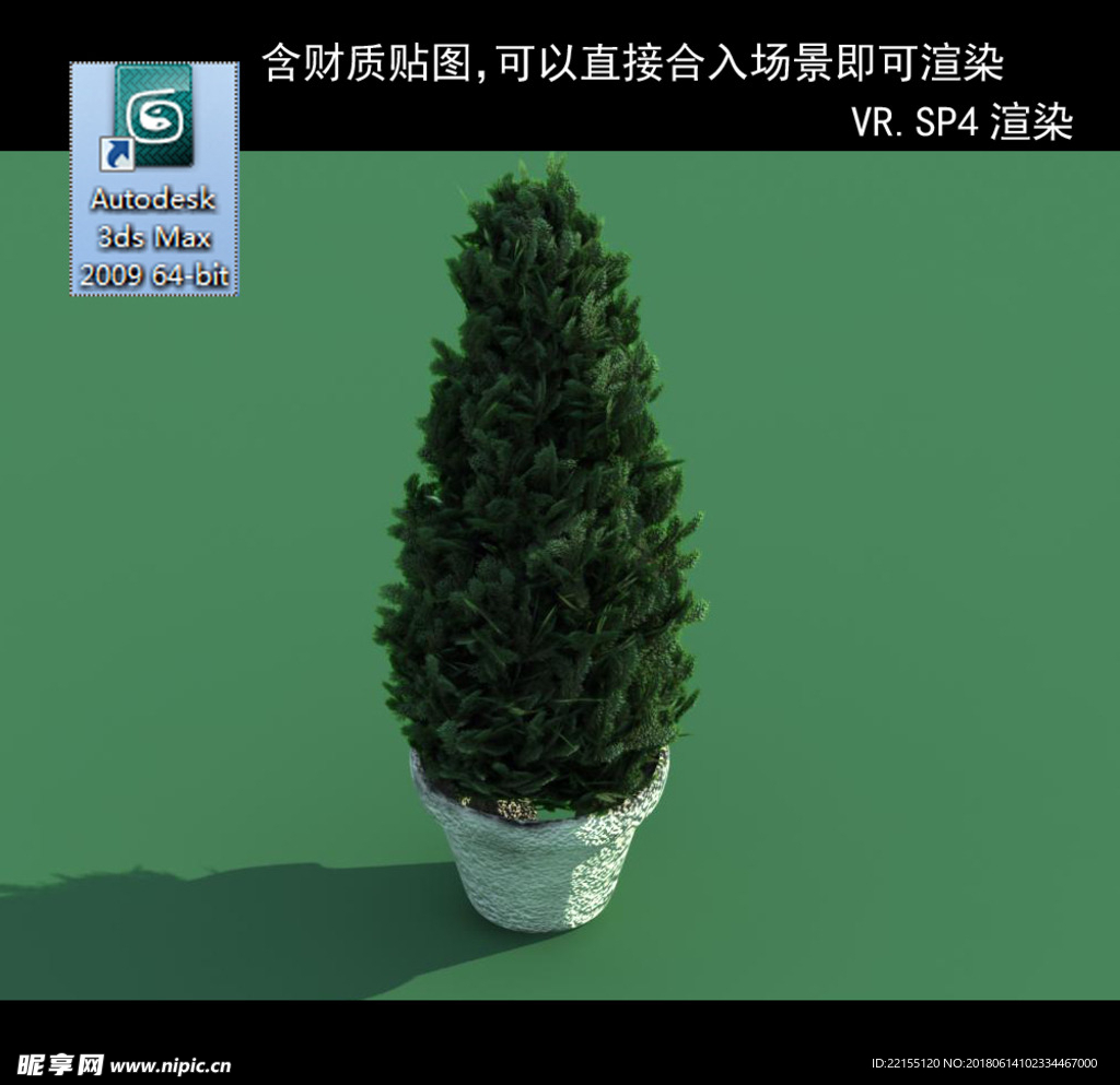 3D灌木模型 3D植物模型