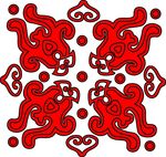 花格 矢量花纹