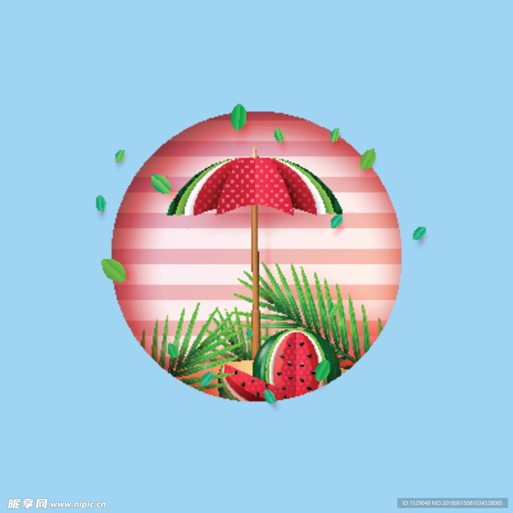 夏天旅游背景