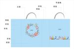 手绘花朵手提袋