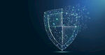 蓝色黑色科技安全banner