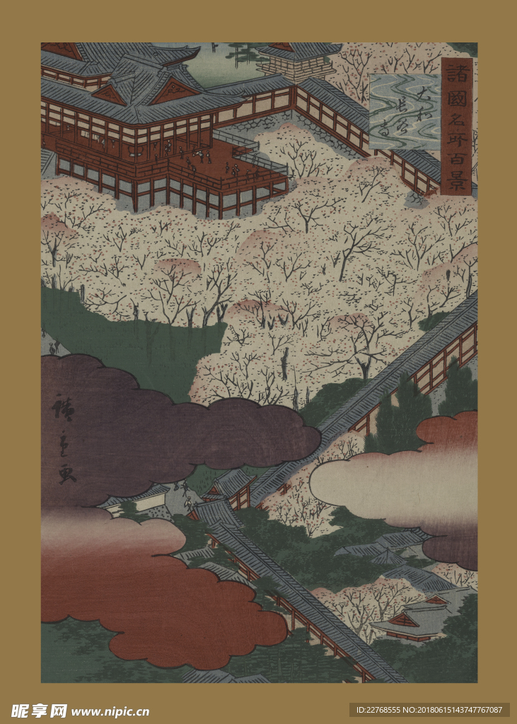 浮世绘绘画