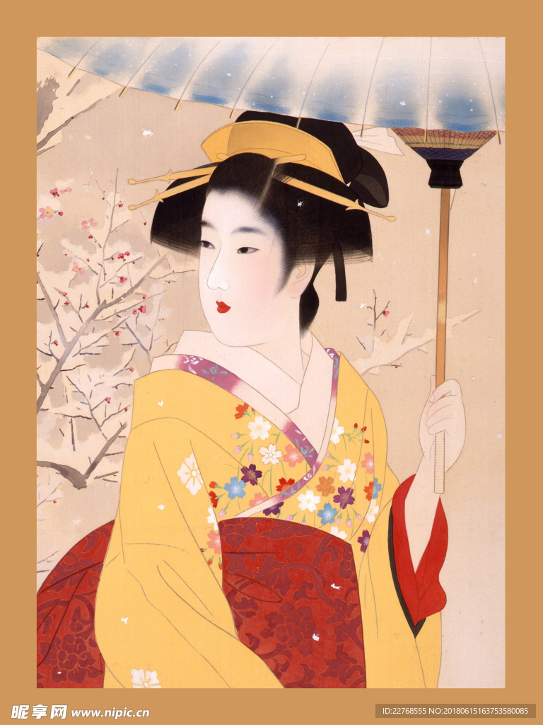 浮世绘仕女