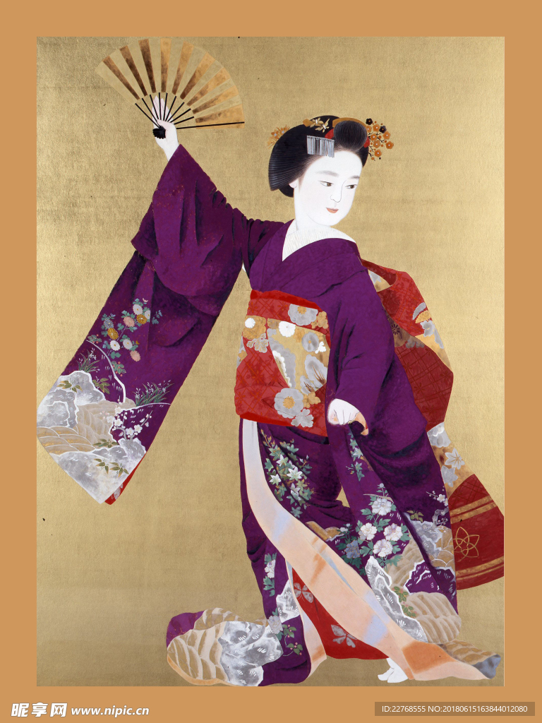 浮世绘仕女
