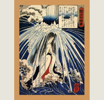 浮世绘武士图