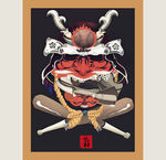 浮世绘武士图