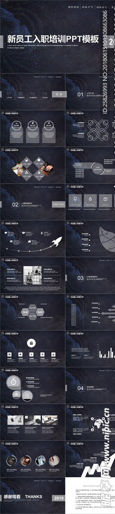 新员工入职培训PPT模板
