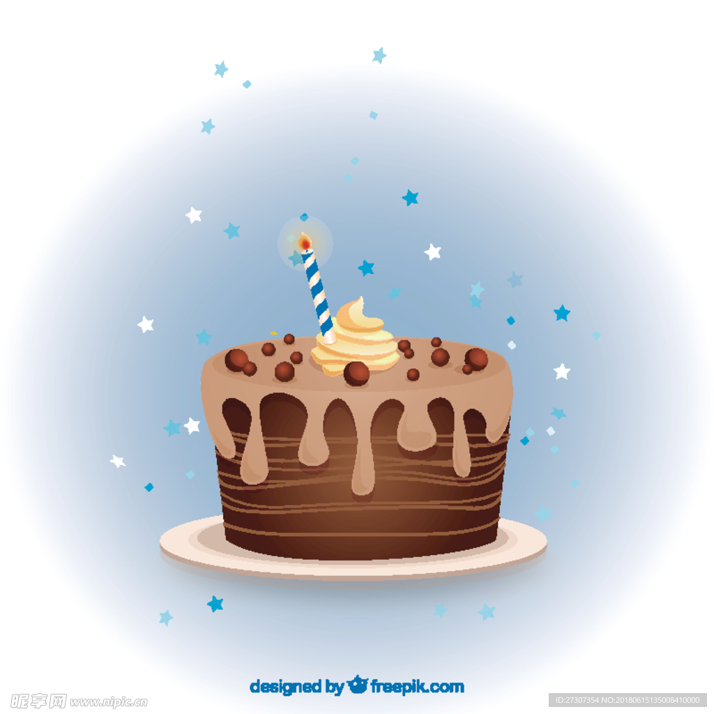 巧克力生日蛋糕