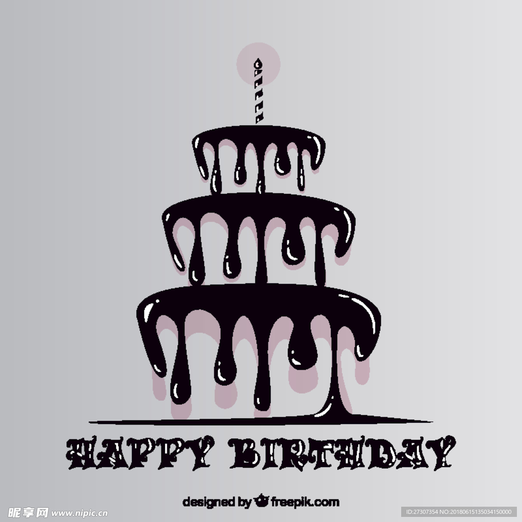 生日蛋糕插图