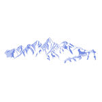 冬季雪山插图