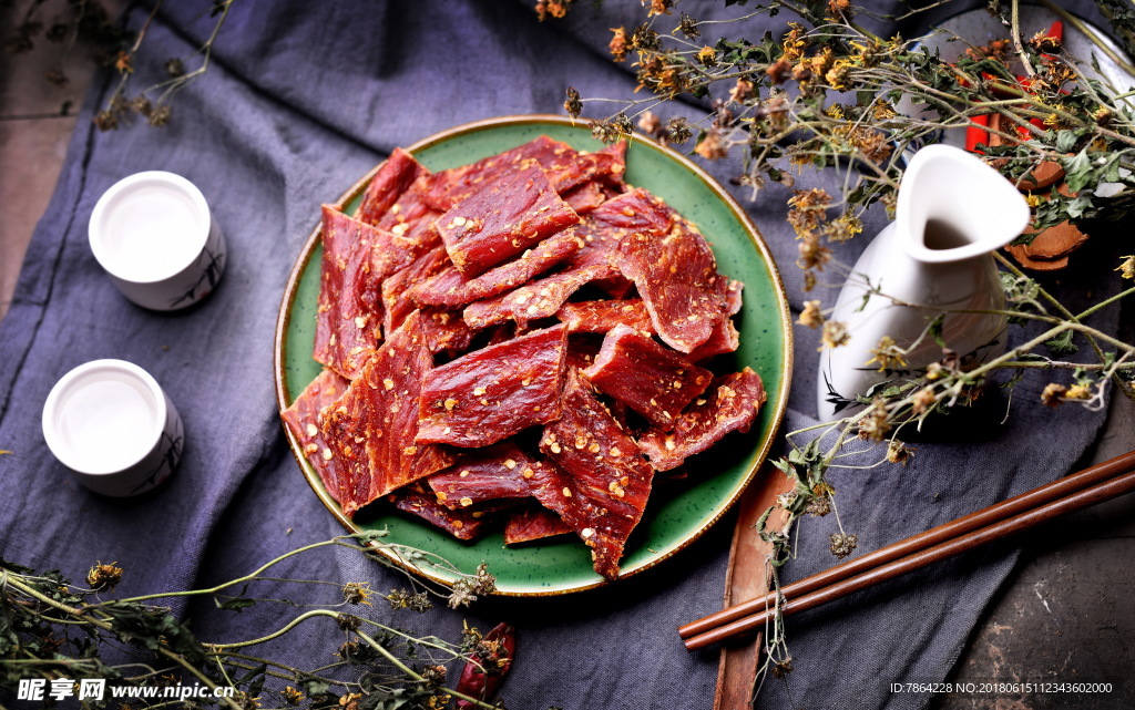 新鲜牛肉干香脆牛肉美味食材