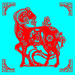 羊剪纸