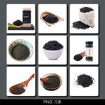 黑芝麻PNG免抠元素