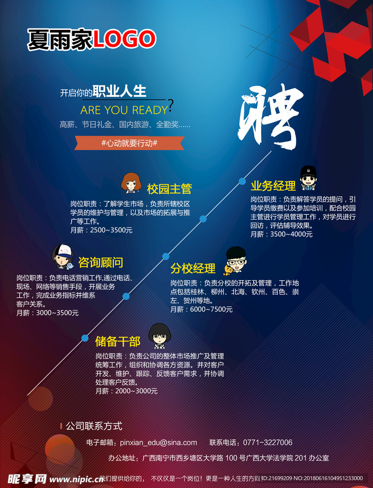 企业招聘PSD素材