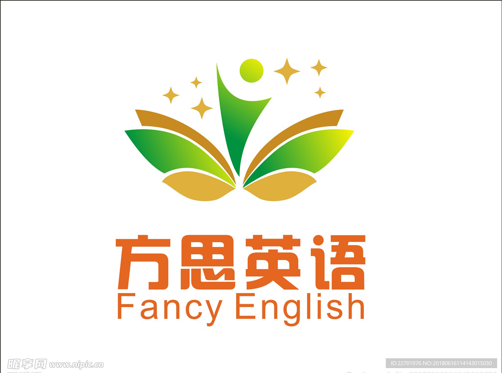 方思英语 标志  LOGO